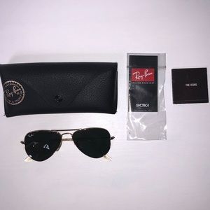 Ray-Ban Small Gold Aviators